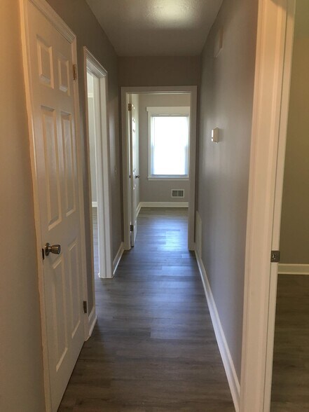 Hallway looking into Bedroom 1 - 110 Gilliland Ave