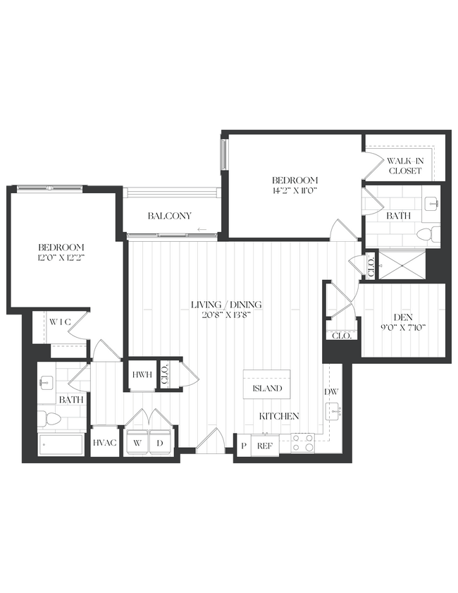 Floorplan - The Barrett at Chevy Chase Lake