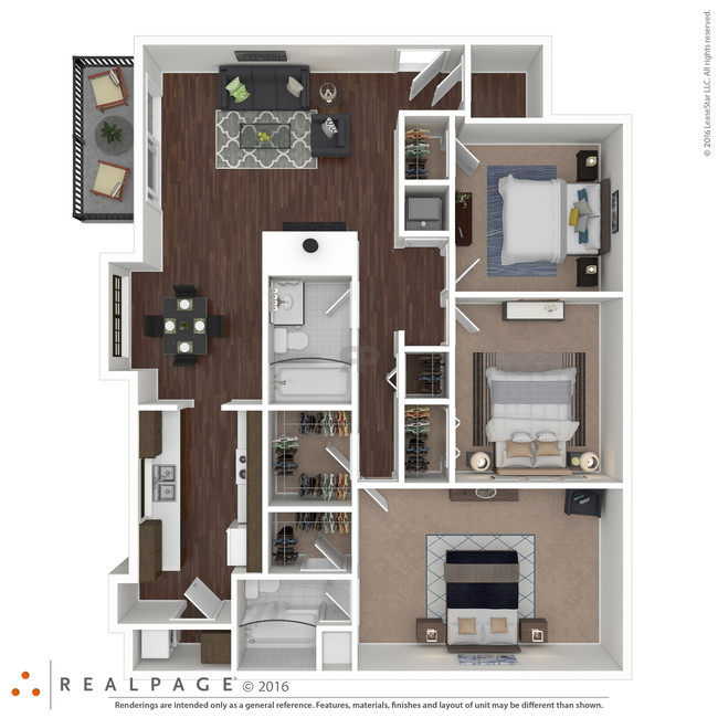 Floorplan - Countryside North Apartments