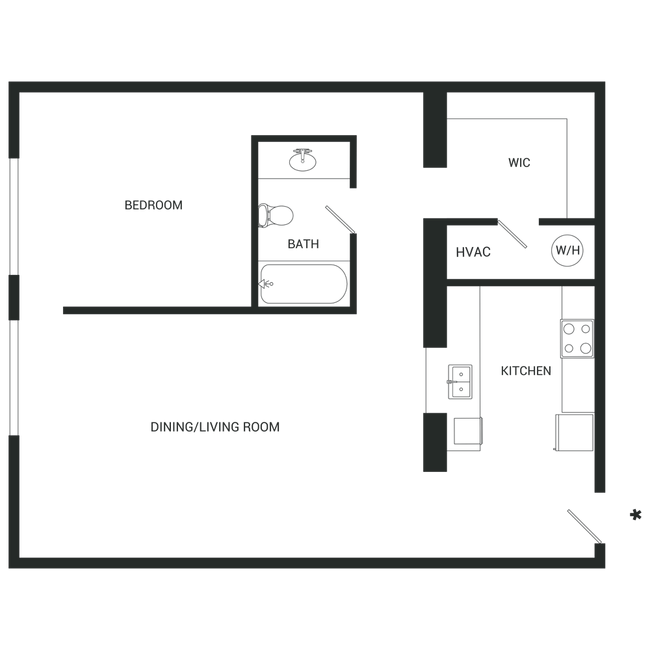 Floorplan - Bass Lofts Apartments