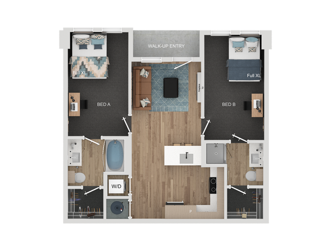 2BR/2BA - B1.2 - Lumen on Ninth