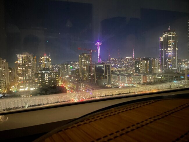 Space Needle Fireworks from the dining are - 2201 3rd Ave