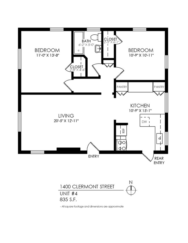 Floorplan - 1400 Clermont