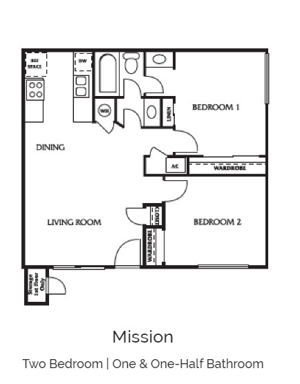 Floorplan - Rivera Apartments