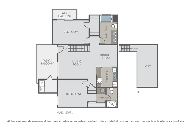 Plan 2D Loft - Windsor Ridge