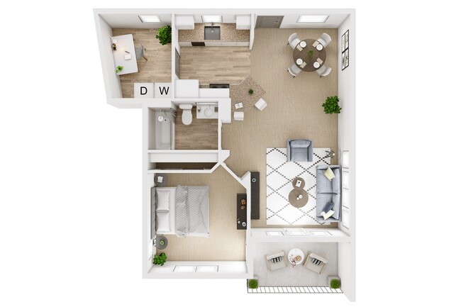 Floorplan - Kensington Apartments