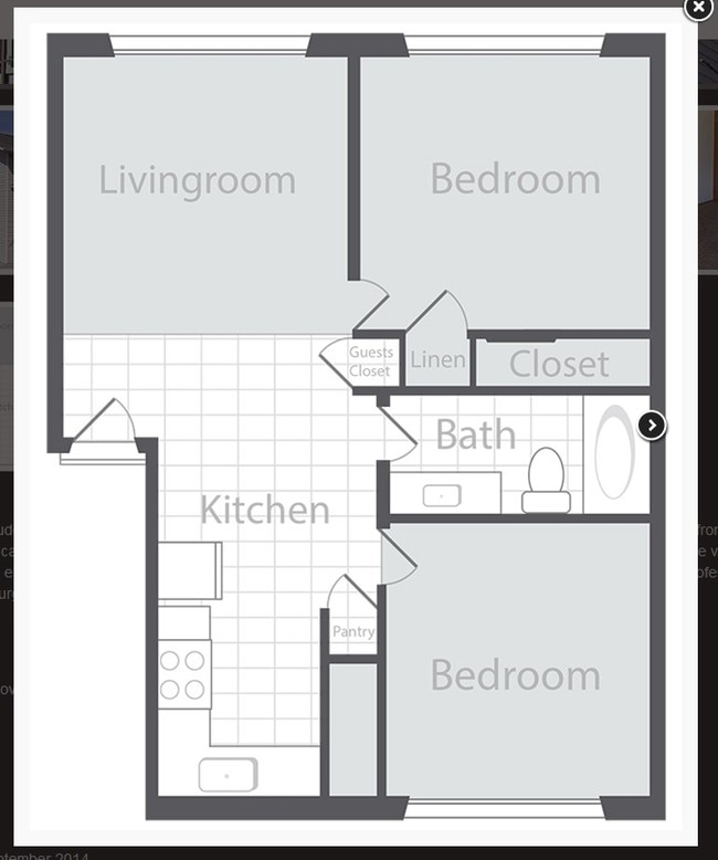 2BR/1BA - Glacier Apartments
