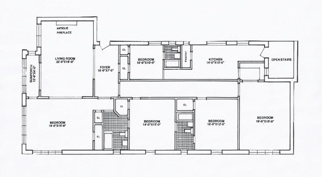 Floorplan - 1125 Davis St./ 1603-11 Ridge Ave.