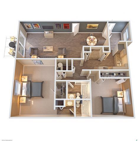 Floorplan - Hidden Colony