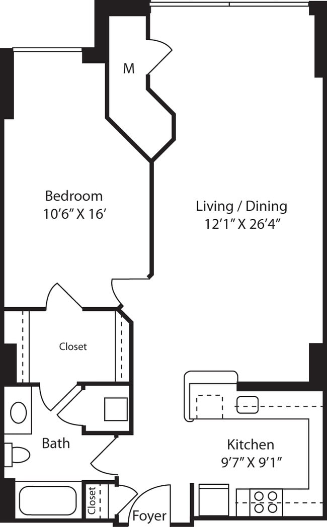 Floorplan - The Prime at Arlington Courthouse