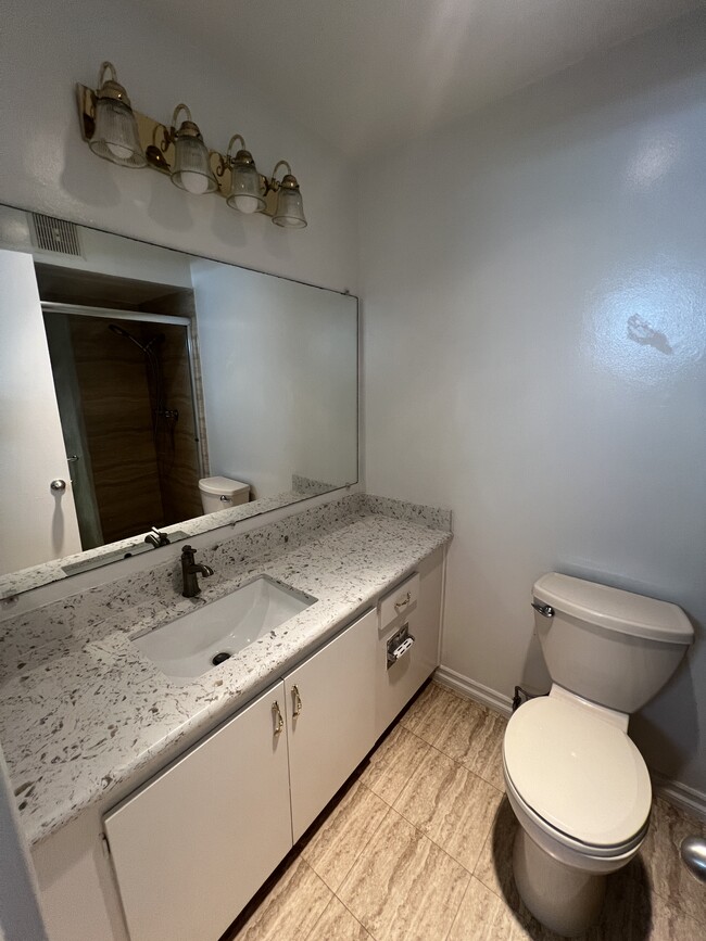 Primary bathroom with shower - 6435 Green Valley Cir