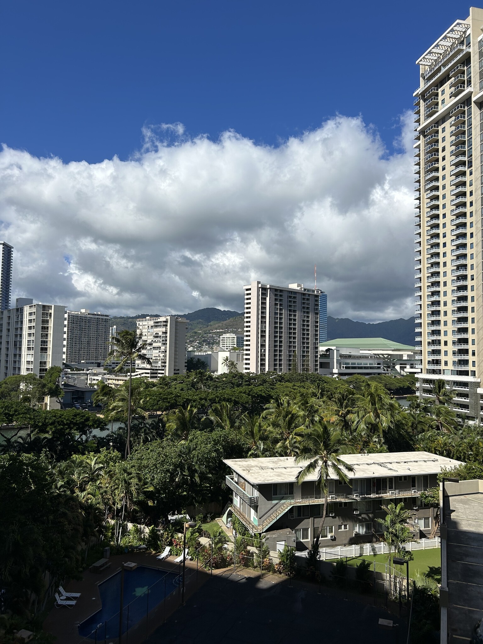 Mountainview Patio: Hawaii Convention Center with Green Roof - 1690 Ala Moana Blvd