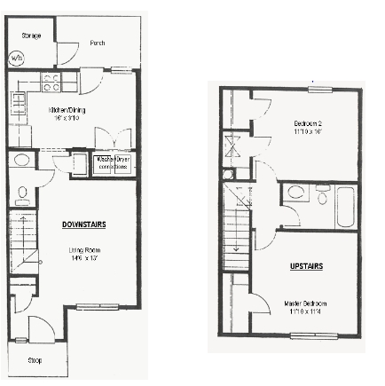 2BR/2BA - East Park Apartments