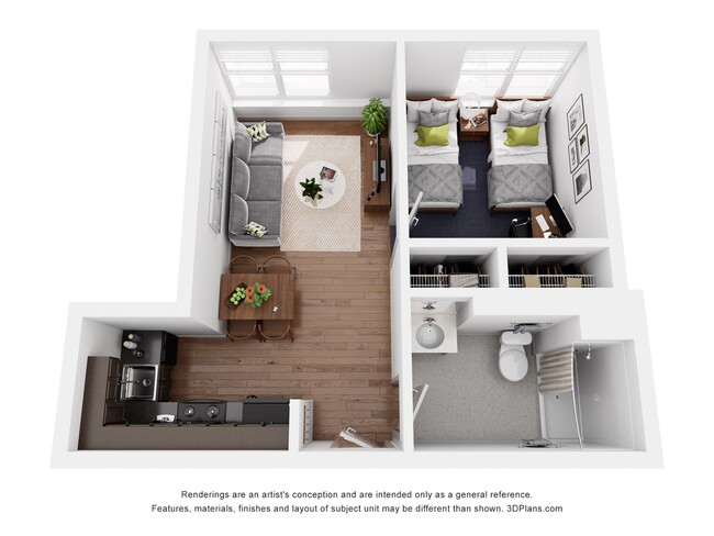 A3 Floor Plan - University Plaza Apartments