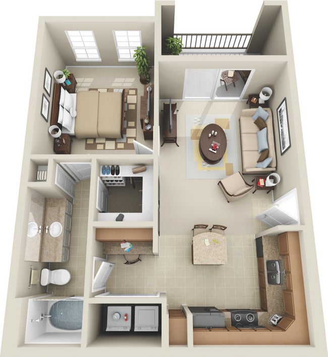 A1 Floor plan - Amalfi at Tuscan Lakes
