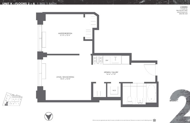 Floorplan - 2 Cooper Square