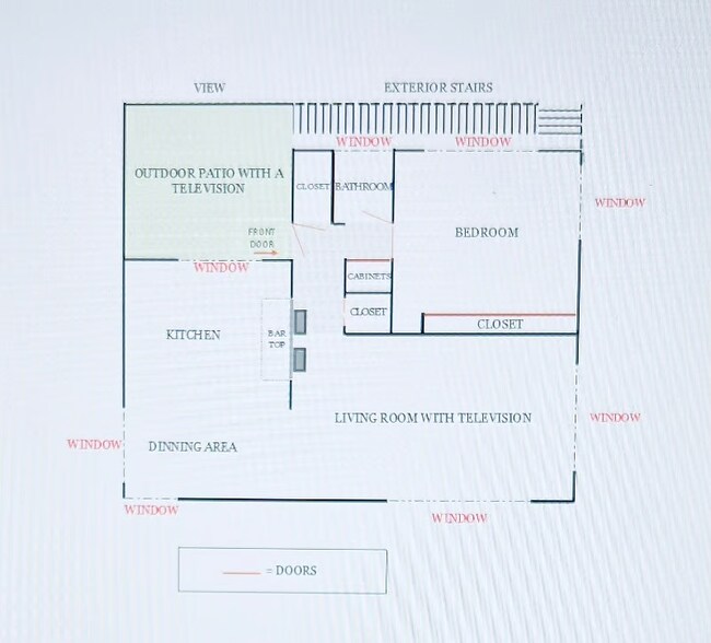Unit Map - 1529 1/2 Carmona Ave