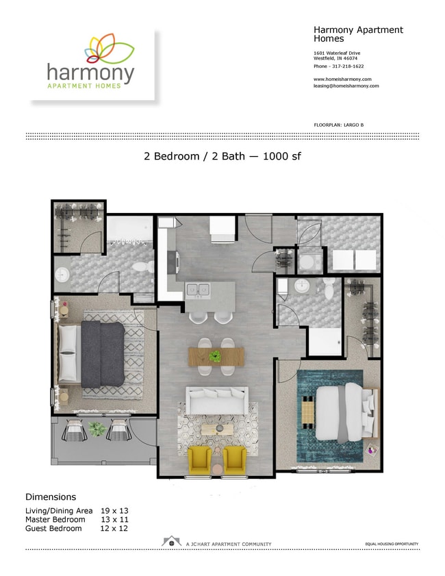 Largo B (D8B) 2.2.jpg - Harmony Apartment Homes