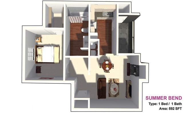 One Bed / One Bath - Summer Bend