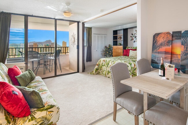 One Bedroom open concept - 2240 Kuhio Ave