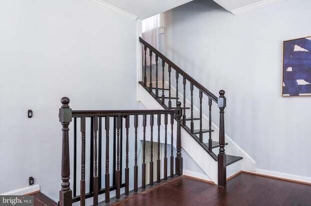 Living room, Staircase - 4502 Tuckerman St