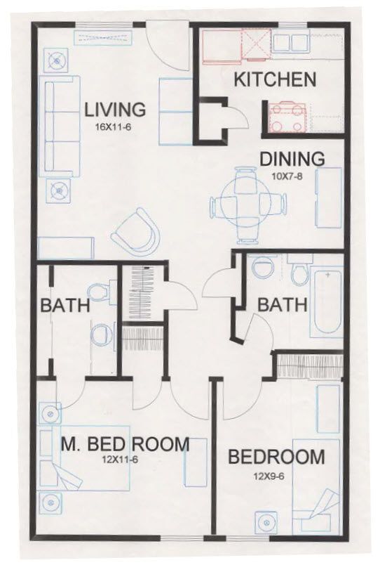 Floorplan - Mayfair Apartments