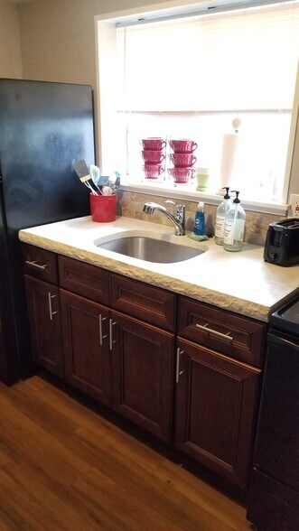 Concrete counters in the kitchen - 715 Main Street
