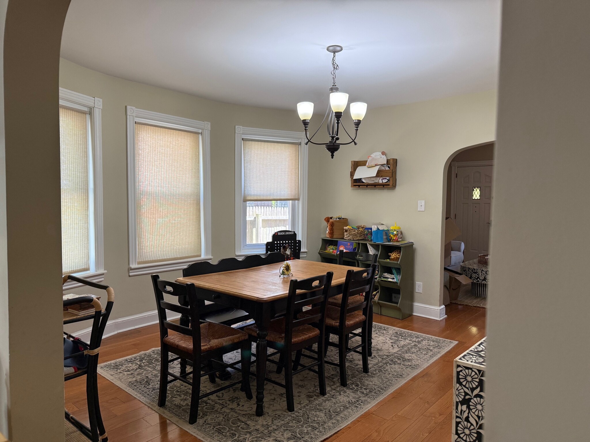 Dining area with plenty of room for additional storage and eight-seat table - 130 Simpson Rd