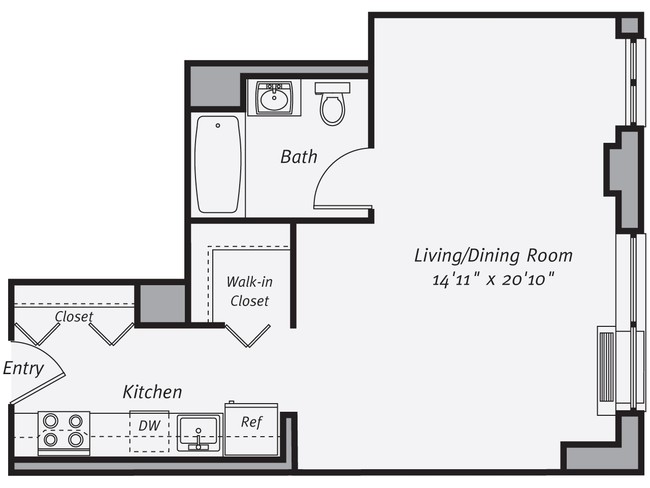 Floorplan - Avalon Riverview South Tower
