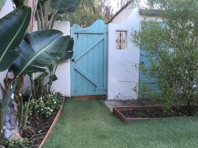 Back door at right, to 2 car garage - 1265 Carmona Ave