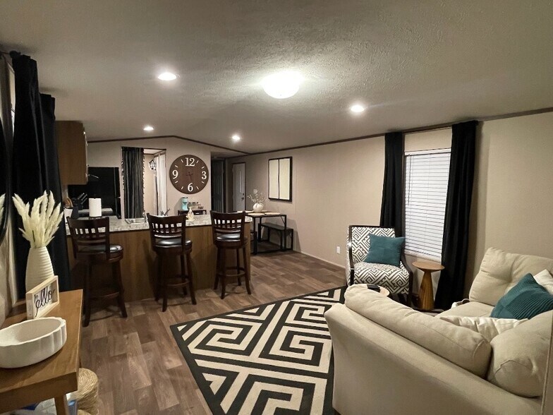 Living Room and Kitchen - 203 Poplar St