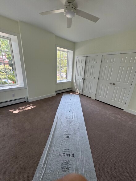 Second Floor Primary Bedroom, 12' x 14', 12' Closet, Ceiling Fan, 9' Ceiling - 274 Main St
