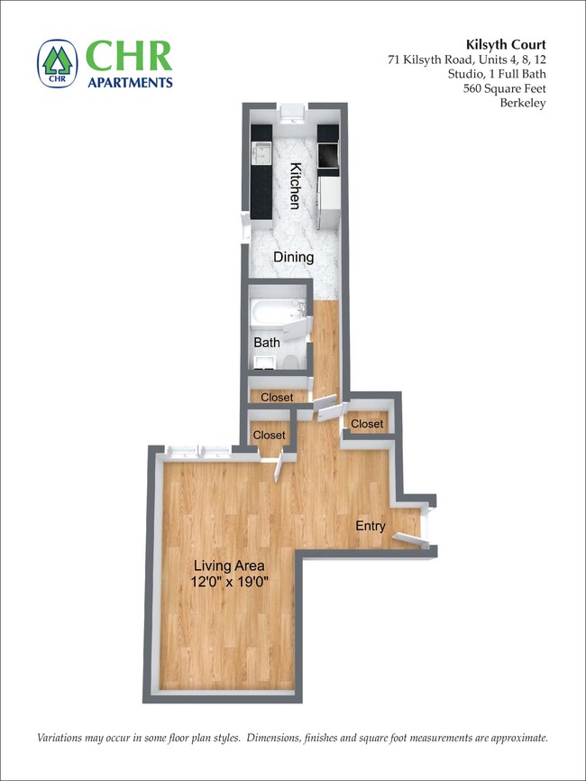 Floorplan - CHR Brighton Apartments