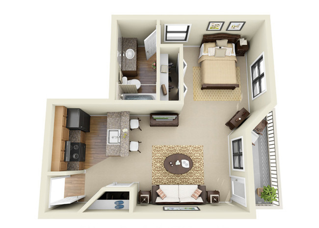 Floorplan - Park Trace Apartments