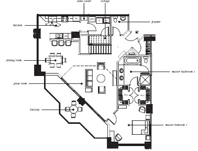 3BR/3.5BA - Gallery Condominiums