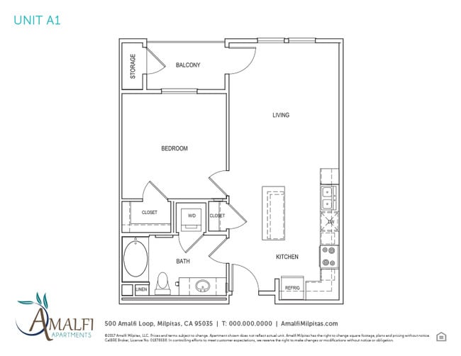 Floorplan - Amalfi Apartments