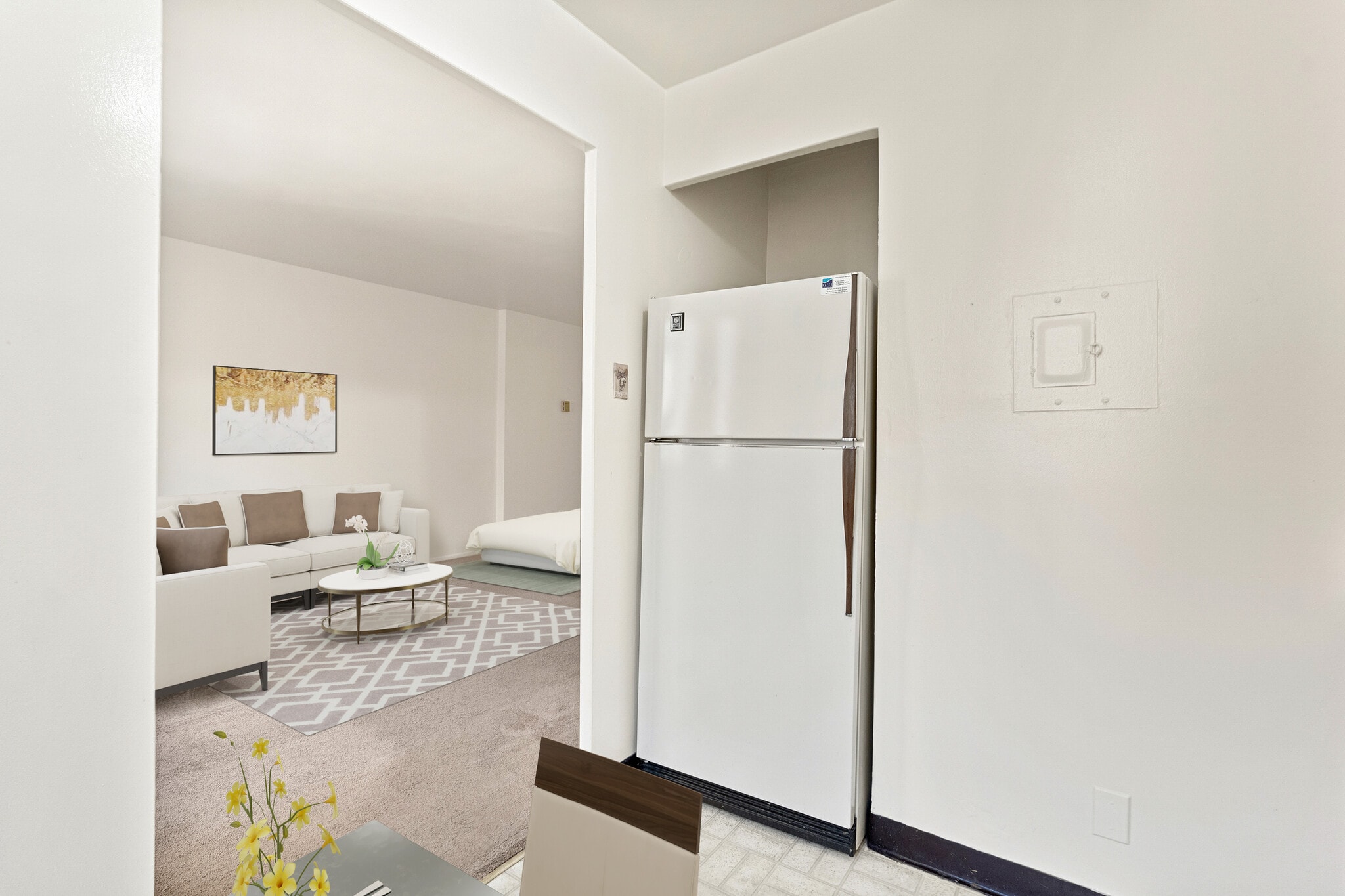 Kitchen Note: Carpet has been replaced with LVT and fridge replaced (stainless steel) - 1420 N St NW