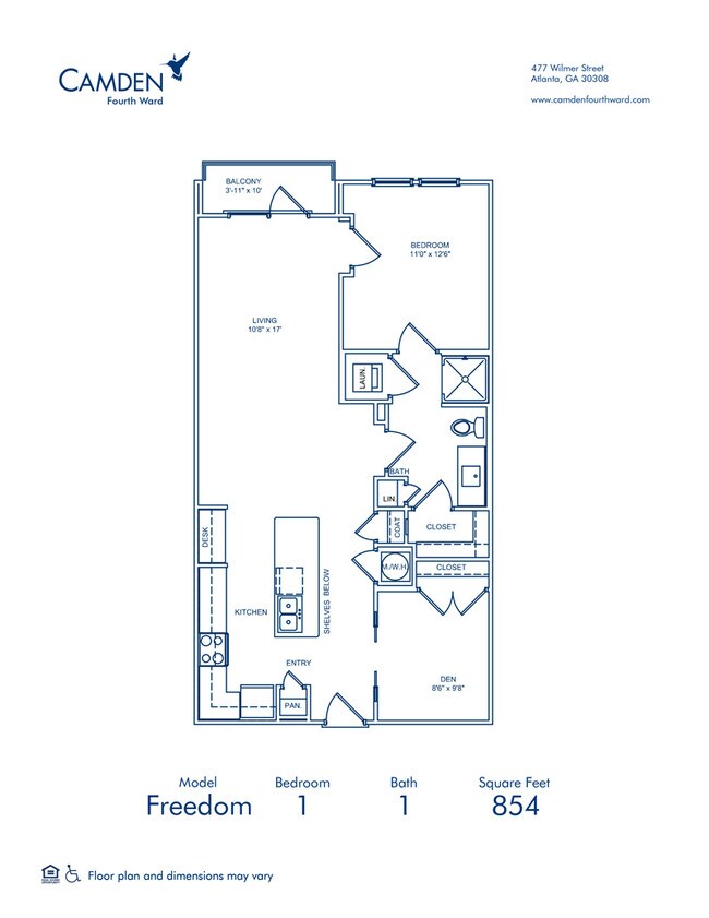 Floorplan - Camden Fourth Ward