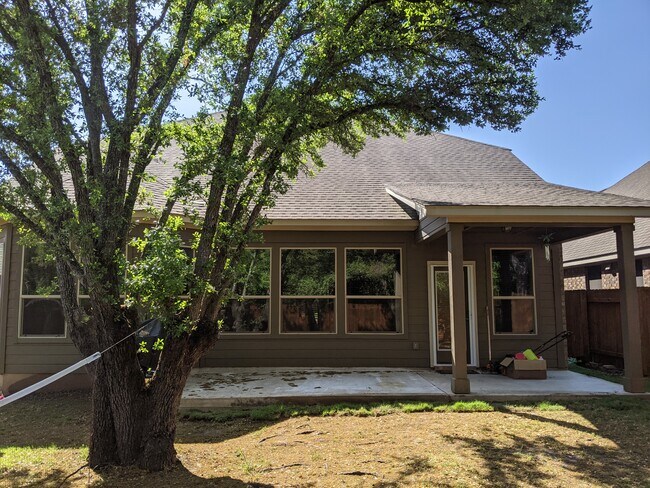 backyard extended patio - 13204 Hymeadow Cir