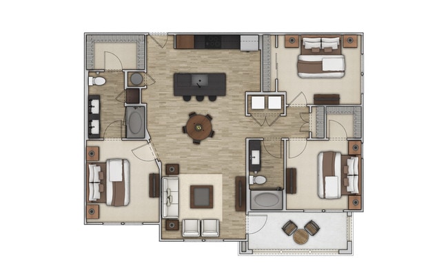 Floorplan - Messina Luxury Apartments