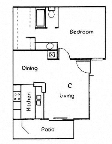 Floorplan - Brookbend Apartments