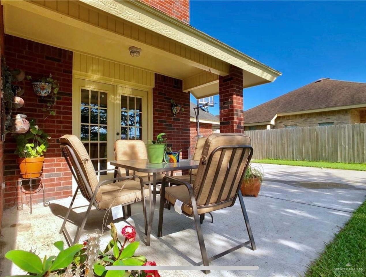 Outside the dinning rm - 1305 Ambrosia Dr