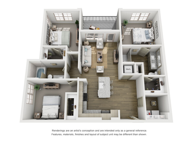 Floorplan - Lantower Grande Flats