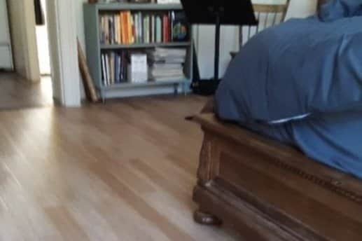 Bedroom - view to Bathroom - 210 N Geneva St