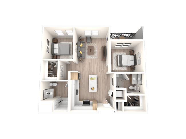 Floorplan - Tempo at Nine Mile Station Apartments