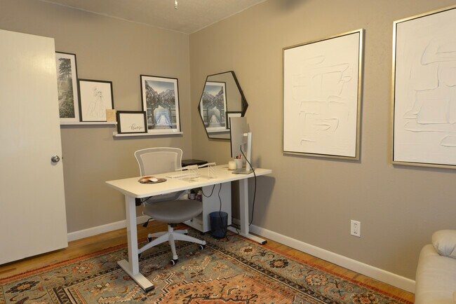 Home Office Set-up with standing desk - 932 S Holly St