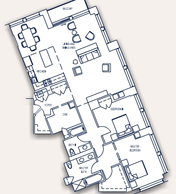 2BR/2BA - 1125 Maxwell Place