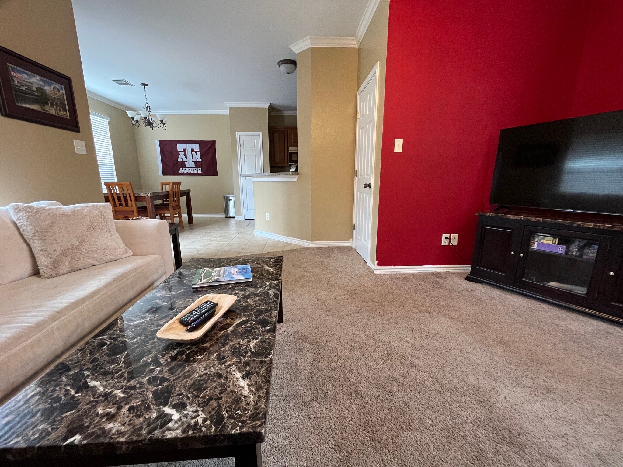 Roomy Living Room - 1425 W Villa Maria Rd