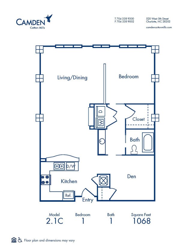 Floorplan - Camden Cotton Mills