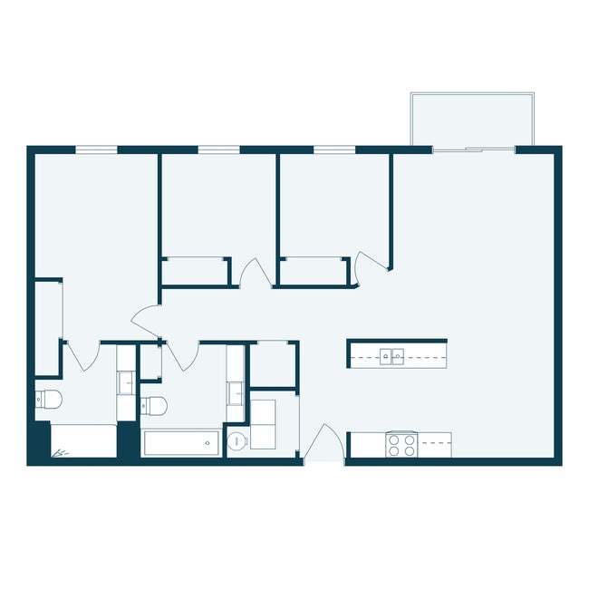 Floorplan - Columbia West Apartment Community